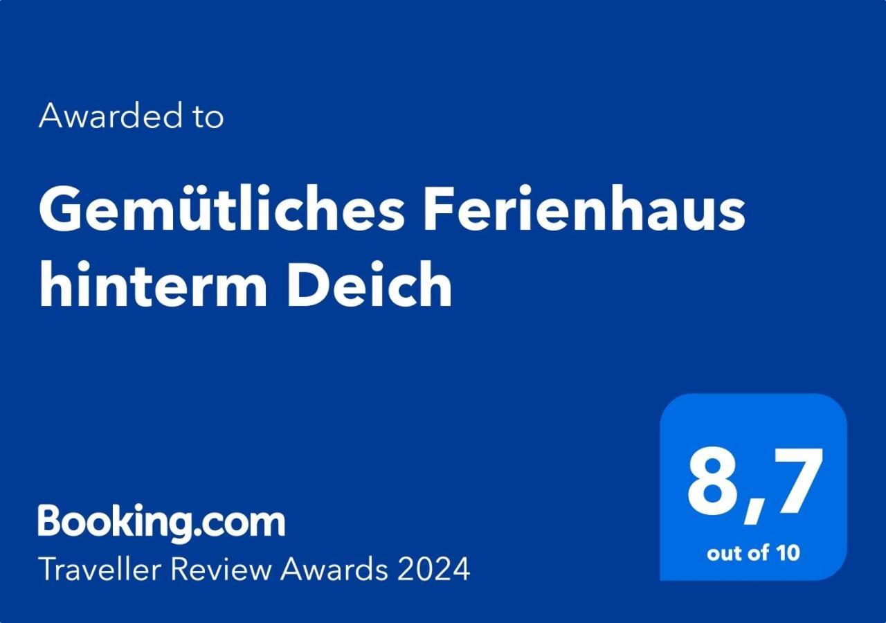 Gemuetliches Ferienhaus Hinterm Deich Nordstrand Eksteriør billede