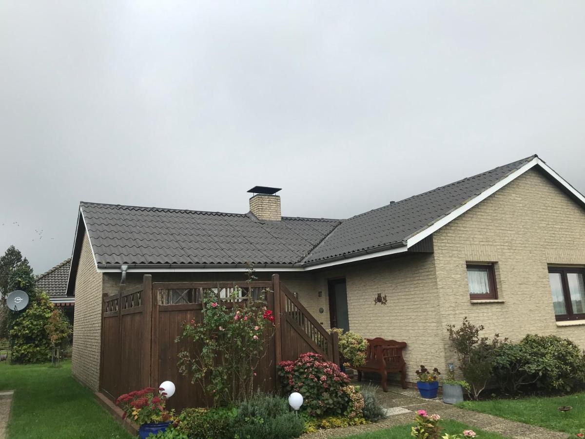Gemuetliches Ferienhaus Hinterm Deich Nordstrand Eksteriør billede